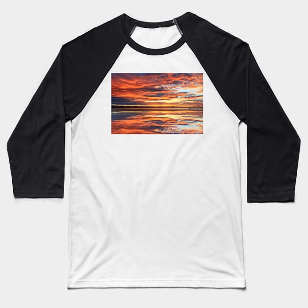 Sunset Magic Baseball T-Shirt by incredi